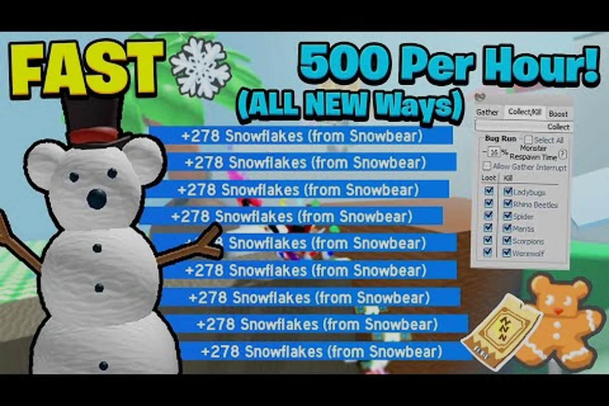 Bee Swarm Simulator Christmas Event: Festive Drops