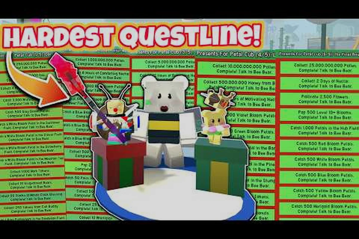 Bee Swarm Simulator Quest Guide: Every Bear's Tasks