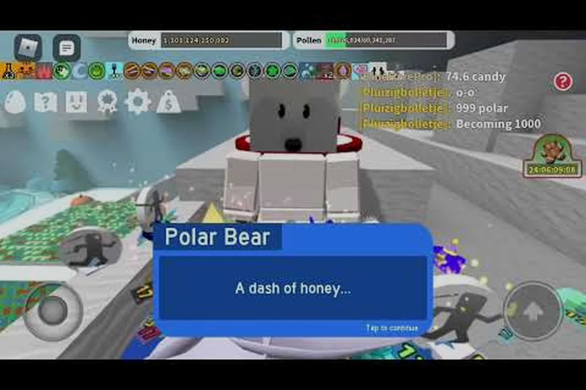 Bee Swarm Simulator Polar Bear Quests: Reward Tiers